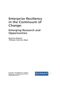 Imagen de portada: Enterprise Resiliency in the Continuum of Change 9781522526278