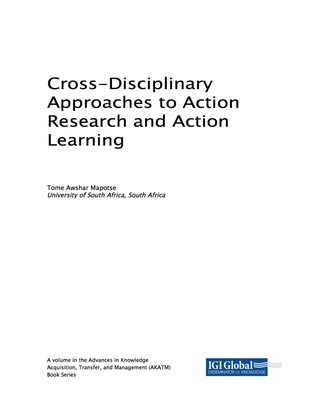 Cover image: Cross-Disciplinary Approaches to Action Research and Action Learning 9781522526421