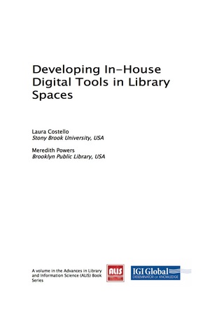 Cover image: Developing In-House Digital Tools in Library Spaces 9781522526766