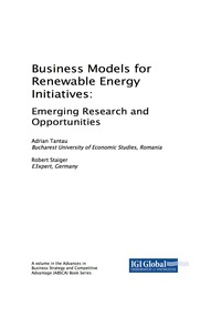 Cover image: Business Models for Renewable Energy Initiatives 9781522526889