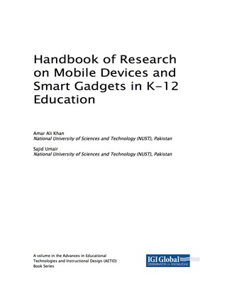Imagen de portada: Handbook of Research on Mobile Devices and Smart Gadgets in K-12 Education 9781522527060