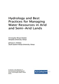 Imagen de portada: Hydrology and Best Practices for Managing Water Resources in Arid and Semi-Arid Lands 9781522527190