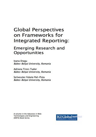 Cover image: Global Perspectives on Frameworks for Integrated Reporting: Emerging Research and Opportunities 9781522527534