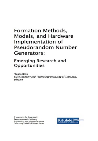 Imagen de portada: Formation Methods, Models, and Hardware Implementation of Pseudorandom Number Generators: Emerging Research and Opportunities 9781522527732