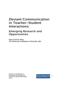صورة الغلاف: Deviant Communication in Teacher-Student Interactions 9781522527794