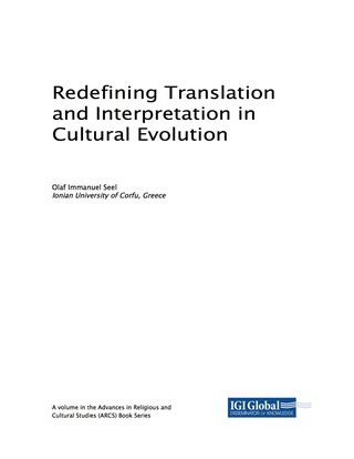 Cover image: Redefining Translation and Interpretation in Cultural Evolution 9781522528326