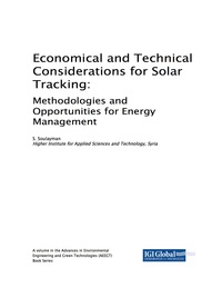 Imagen de portada: Economical and Technical Considerations for Solar Tracking 9781522529507