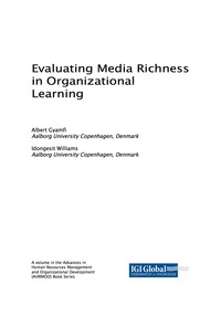 Cover image: Evaluating Media Richness in Organizational Learning 9781522529569
