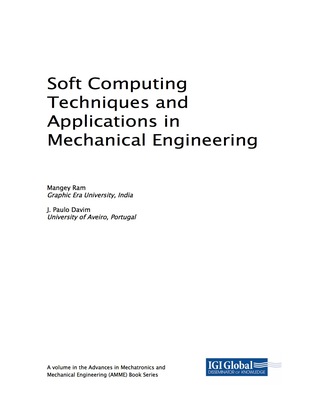Imagen de portada: Soft Computing Techniques and Applications in Mechanical Engineering 9781522530350