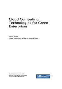 Imagen de portada: Cloud Computing Technologies for Green Enterprises 9781522530381