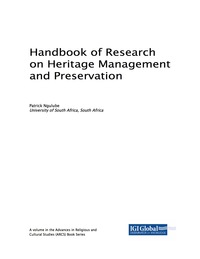 Omslagafbeelding: Handbook of Research on Heritage Management and Preservation 9781522531371