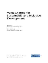 صورة الغلاف: Value Sharing for Sustainable and Inclusive Development 9781522531470
