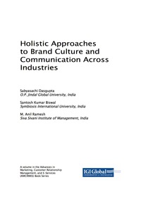 Cover image: Holistic Approaches to Brand Culture and Communication Across Industries 9781522531500