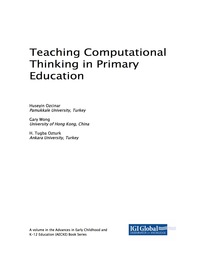 Cover image: Teaching Computational Thinking in Primary Education 9781522532002