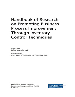 Cover image: Handbook of Research on Promoting Business Process Improvement Through Inventory Control Techniques 9781522532323