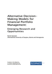 صورة الغلاف: Alternative Decision-Making Models for Financial Portfolio Management 9781522532590