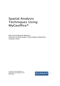 Cover image: Spatial Analysis Techniques Using MyGeoffice® 9781522532705