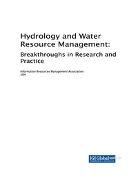 Cover image: Hydrology and Water Resource Management 9781522534273