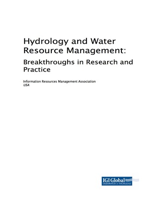Cover image: Hydrology and Water Resource Management: Breakthroughs in Research and Practice 9781522534273