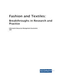 Imagen de portada: Fashion and Textiles 9781522534327