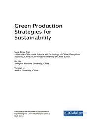 Cover image: Green Production Strategies for Sustainability 9781522535379