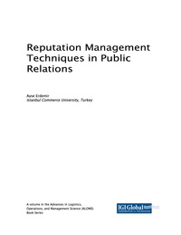 Cover image: Reputation Management Techniques in Public Relations 9781522536192