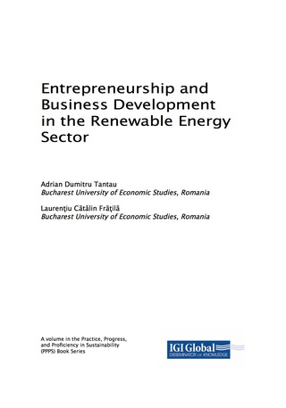 Cover image: Entrepreneurship and Business Development in the Renewable Energy Sector 9781522536253