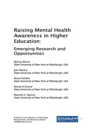 Imagen de portada: Raising Mental Health Awareness in Higher Education 9781522537939