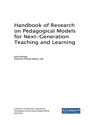 Imagen de portada: Handbook of Research on Pedagogical Models for Next-Generation Teaching and Learning 9781522538738