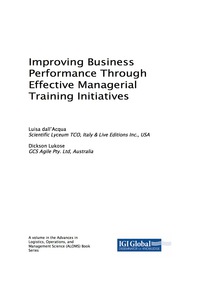 Imagen de portada: Improving Business Performance Through Effective Managerial Training Initiatives 9781522539063