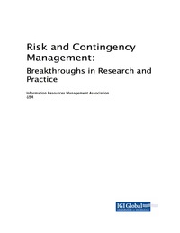 Cover image: Risk and Contingency Management 9781522539322