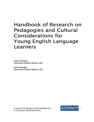 Cover image: Handbook of Research on Pedagogies and Cultural Considerations for Young English Language Learners 9781522539551