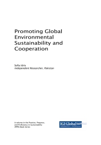 Cover image: Promoting Global Environmental Sustainability and Cooperation 9781522539902