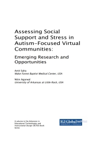 Imagen de portada: Assessing Social Support and Stress in Autism-Focused Virtual Communities 9781522540205