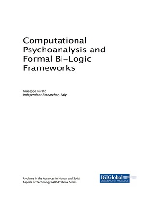 Cover image: Computational Psychoanalysis and Formal Bi-Logic Frameworks 9781522541288