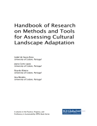 Cover image: Handbook of Research on Methods and Tools for Assessing Cultural Landscape Adaptation 9781522541868