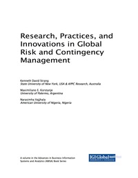 Cover image: Research, Practices, and Innovations in Global Risk and Contingency Management 9781522547549