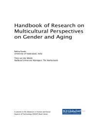 Cover image: Handbook of Research on Multicultural Perspectives on Gender and Aging 9781522547723