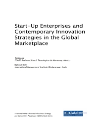 Imagen de portada: Start-Up Enterprises and Contemporary Innovation Strategies in the Global Marketplace 9781522548317