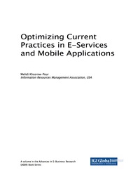 Cover image: Optimizing Current Practices in E-Services and Mobile Applications 9781522550266