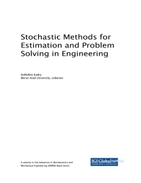 صورة الغلاف: Stochastic Methods for Estimation and Problem Solving in Engineering 9781522550457