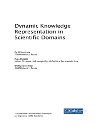 Cover image: Dynamic Knowledge Representation in Scientific Domains 9781522552611