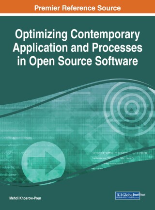 Imagen de portada: Optimizing Contemporary Application and Processes in Open Source Software 9781522553144