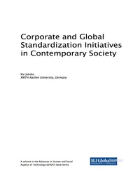 Imagen de portada: Corporate and Global Standardization Initiatives in Contemporary Society 9781522553205