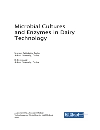 Cover image: Microbial Cultures and Enzymes in Dairy Technology 9781522553632