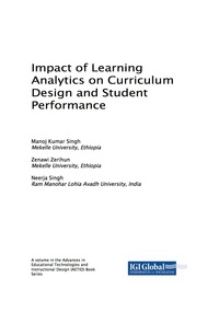 Cover image: Impact of Learning Analytics on Curriculum Design and Student Performance 9781522553694