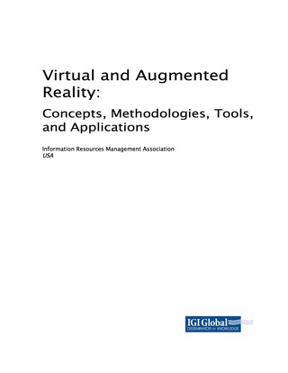 Cover image: Virtual and Augmented Reality: Concepts, Methodologies, Tools, and Applications 9781522554691