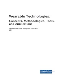 صورة الغلاف: Wearable Technologies 9781522554844
