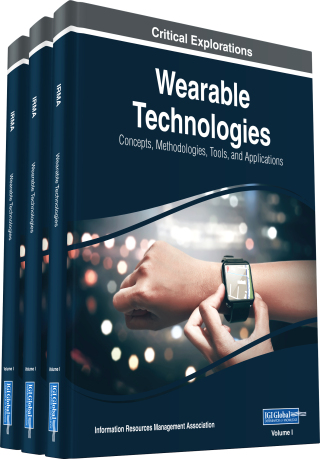 Cover image: Wearable Technologies: Concepts, Methodologies, Tools, and Applications 9781522554844