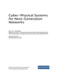 صورة الغلاف: Cyber-Physical Systems for Next-Generation Networks 9781522555100
